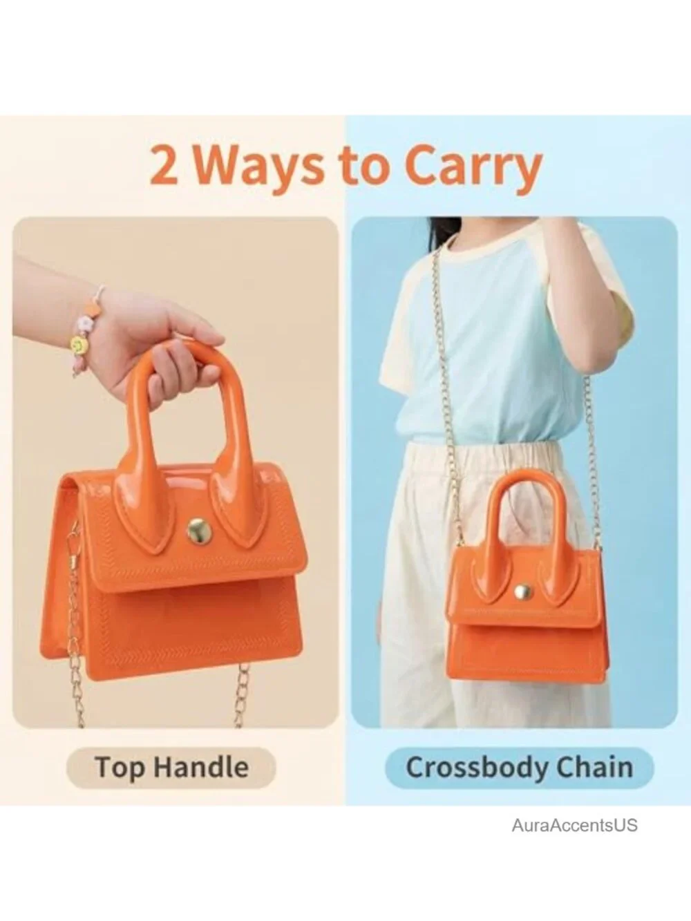 Kids Mini Crossbody Purse Messenger Bag Shoulder Handbag Girl
